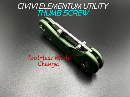 CIVIVI Elementum Utility Tool-less Blade Change Thumb Screw!!