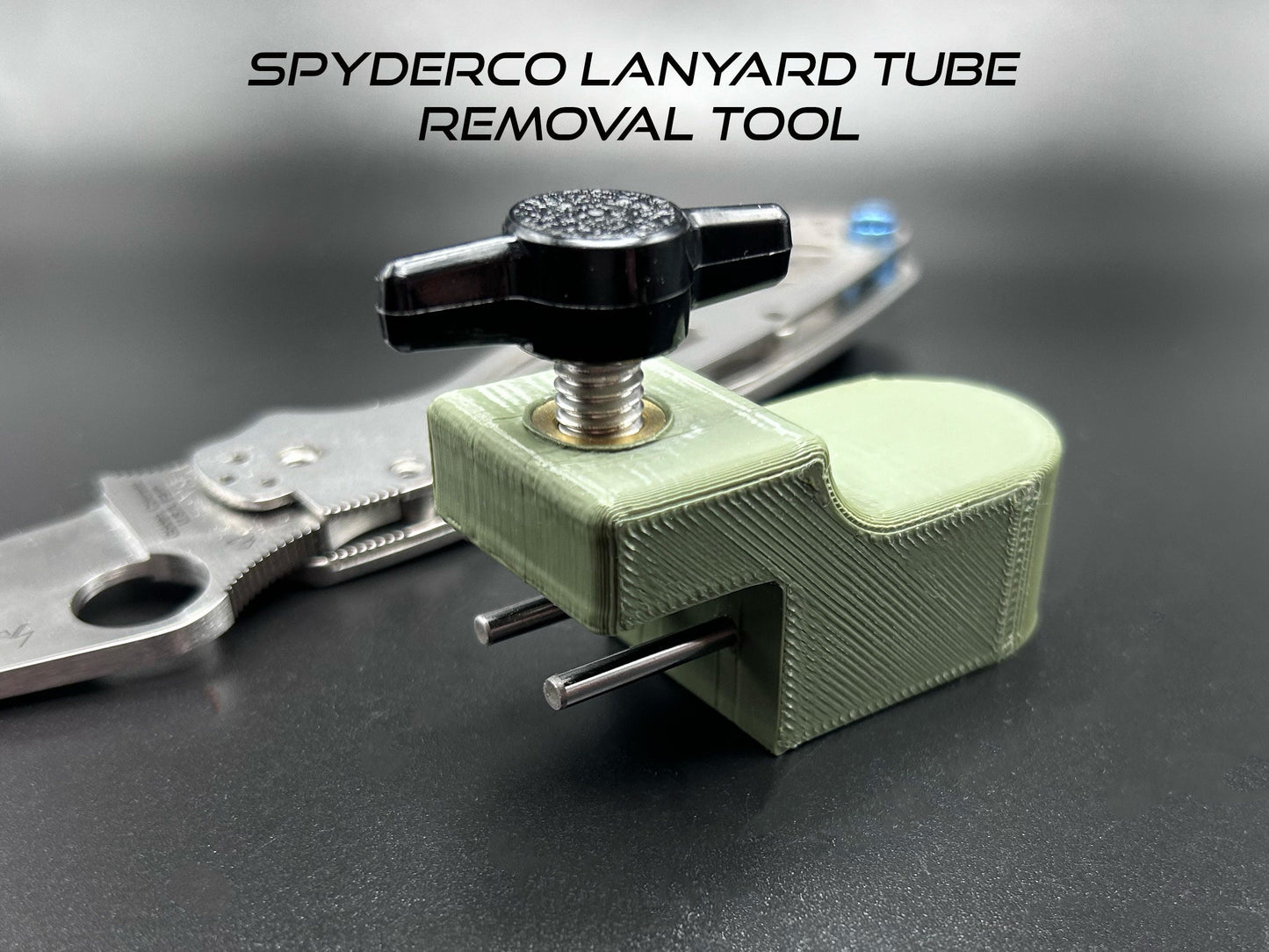 Spyderco Lanyard Tube Removal Tool for Paramilitary, PM2, PM3, and Manix 2