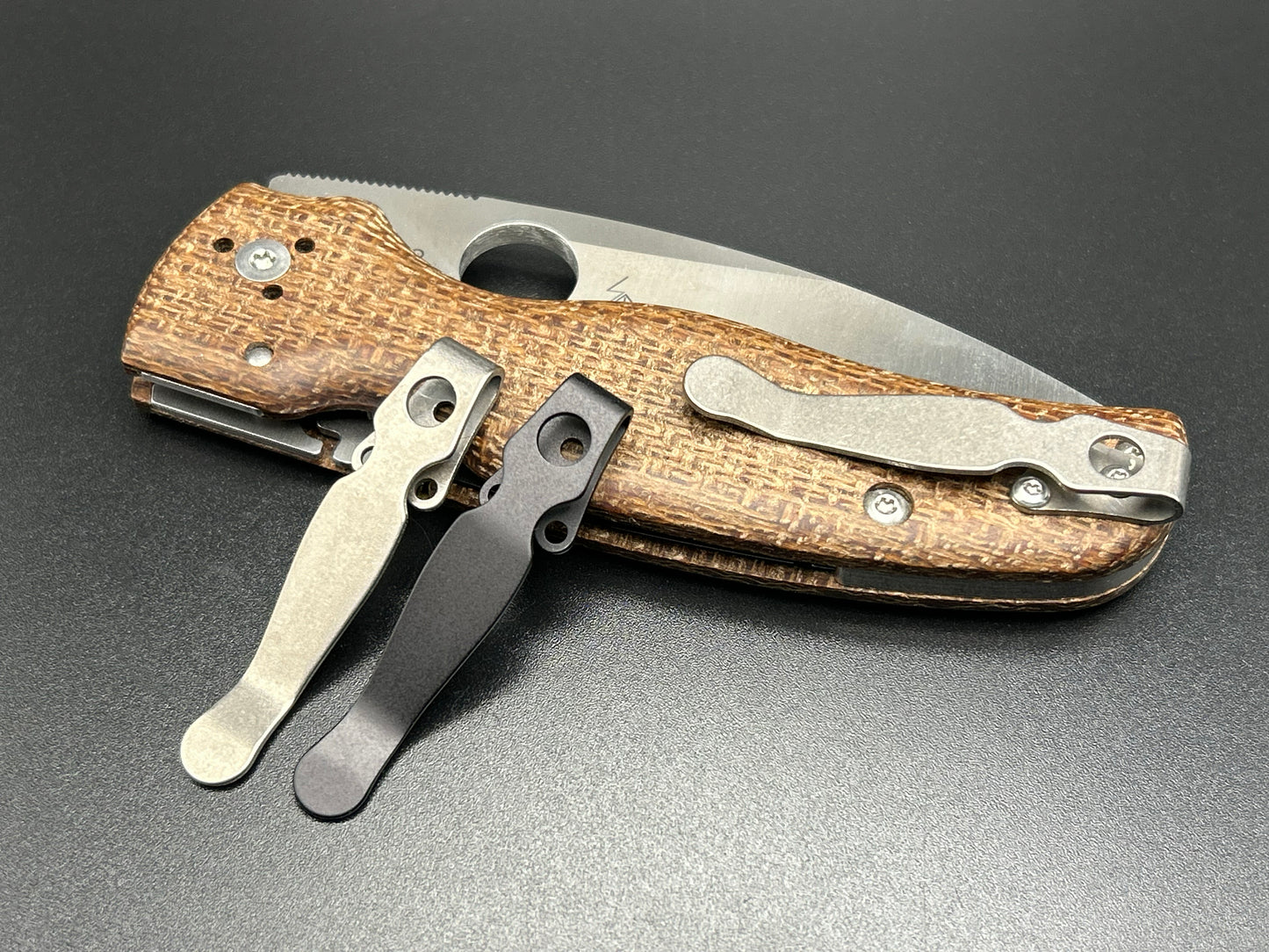 Spyderco Shaman Deep Carry Titanium Clip