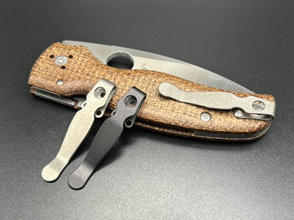 Spyderco Shaman Deep Carry Titanium Clip
