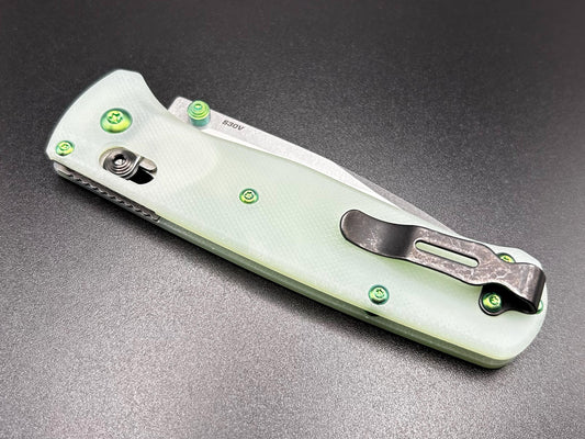 Benchmade Bugout 535 Jade G10 Scales (Ti hardware optional)