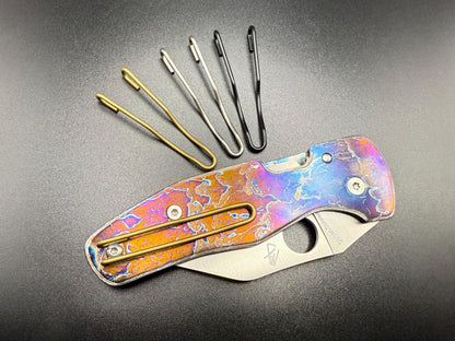 Spyderco Deep Carry Clip Wire Clip fits most FRN and LW Knives!!